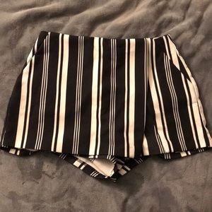 Striped skort